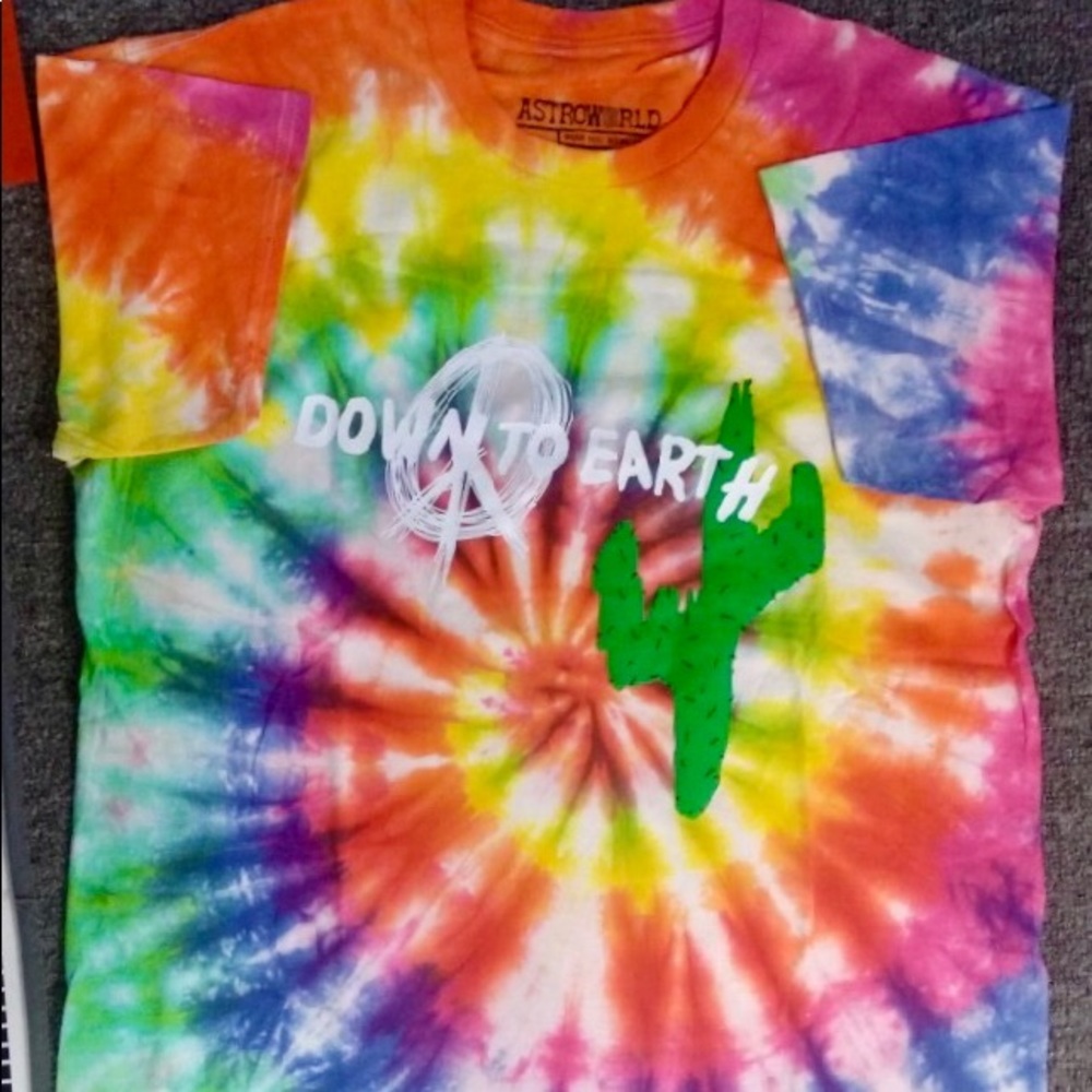 Travis Scott Astroworld Tie Dye Down to Earth SOLD